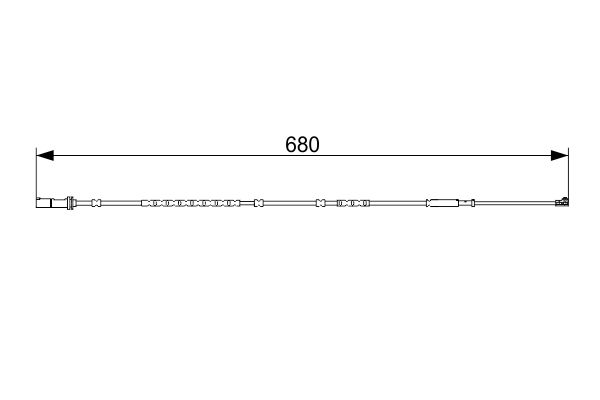 Bosch Slijtage indicator 1 987 473 545