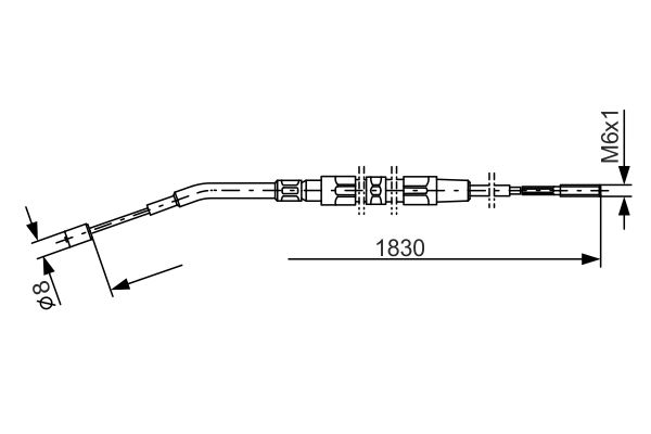 Bosch Handremkabel 1 987 477 008