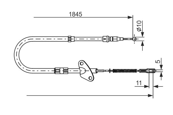 Bosch Handremkabel 1 987 477 118