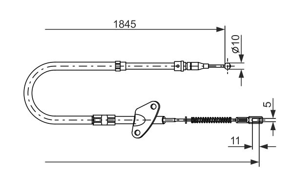 Bosch Handremkabel 1 987 477 119