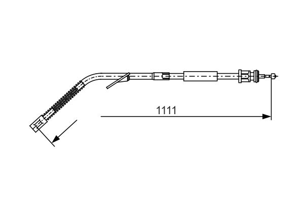 Bosch Handremkabel 1 987 477 126