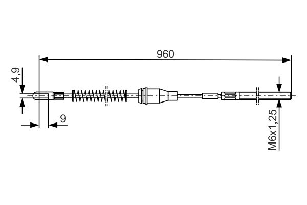 Bosch Handremkabel 1 987 477 133