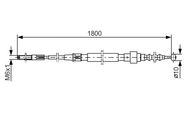 Bosch Handremkabel 1 987 477 165