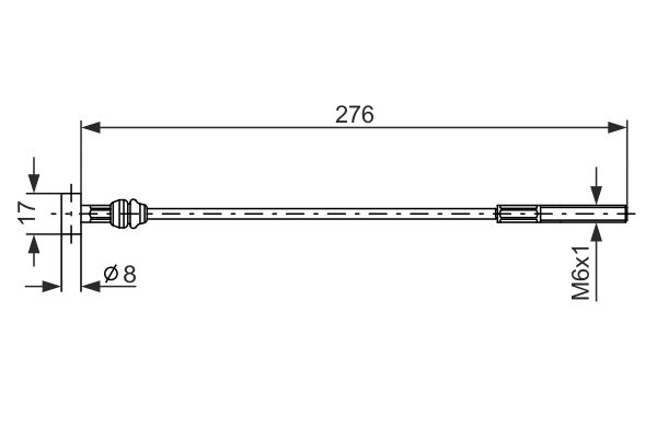 Bosch Handremkabel 1 987 477 240