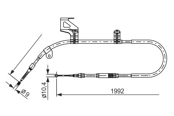 Bosch Handremkabel 1 987 477 244