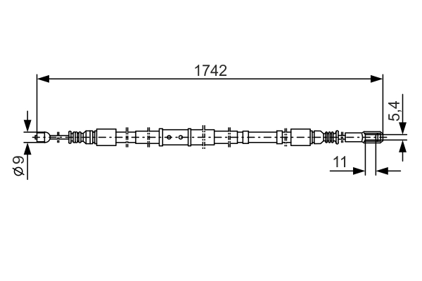 Bosch Handremkabel 1 987 477 305