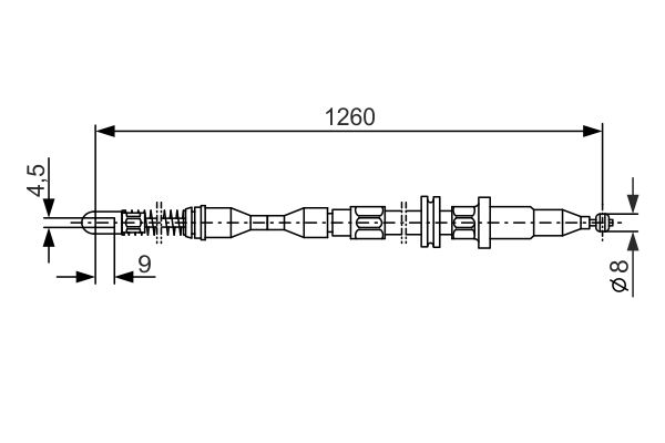 Bosch Handremkabel 1 987 477 308