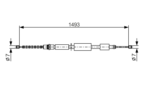 Bosch Handremkabel 1 987 477 323