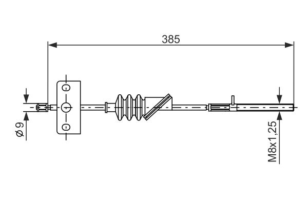 Bosch Handremkabel 1 987 477 385