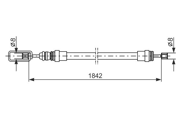 Bosch Handremkabel 1 987 477 422