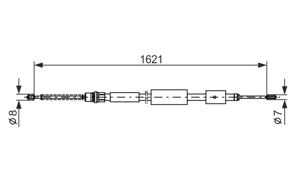 Bosch Handremkabel 1 987 477 437