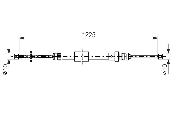 Bosch Handremkabel 1 987 477 461