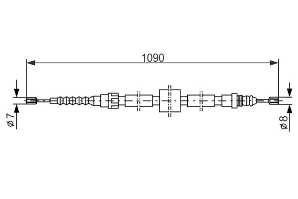 Bosch Handremkabel 1 987 477 464