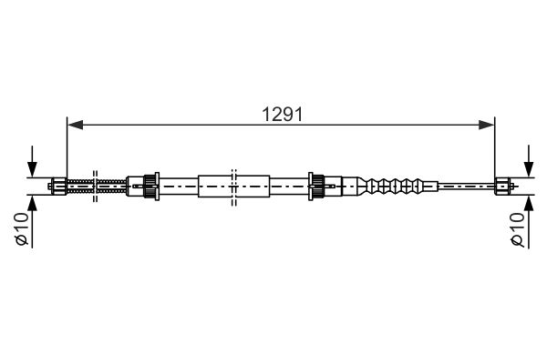 Bosch Handremkabel 1 987 477 465