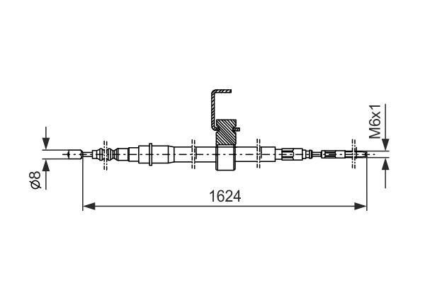 Bosch Handremkabel 1 987 477 480