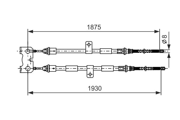 Bosch Handremkabel 1 987 477 520