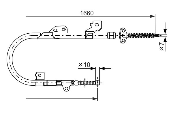 Bosch Handremkabel 1 987 477 537