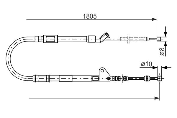 Bosch Handremkabel 1 987 477 546