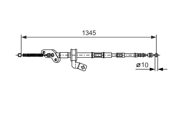 Bosch Handremkabel 1 987 477 547