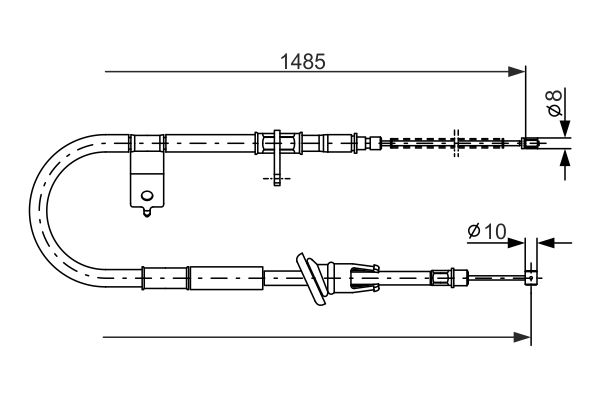 Bosch Handremkabel 1 987 477 612