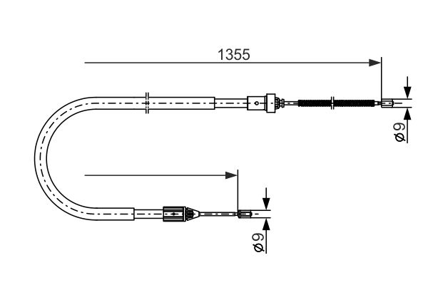 Bosch Handremkabel 1 987 477 644