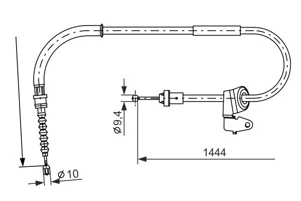 Bosch Handremkabel 1 987 477 711