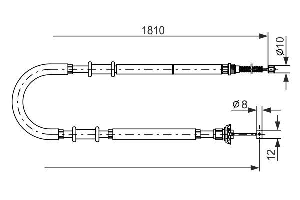 Bosch Handremkabel 1 987 477 723