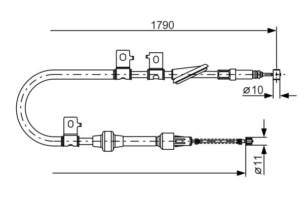 Bosch Handremkabel 1 987 477 739