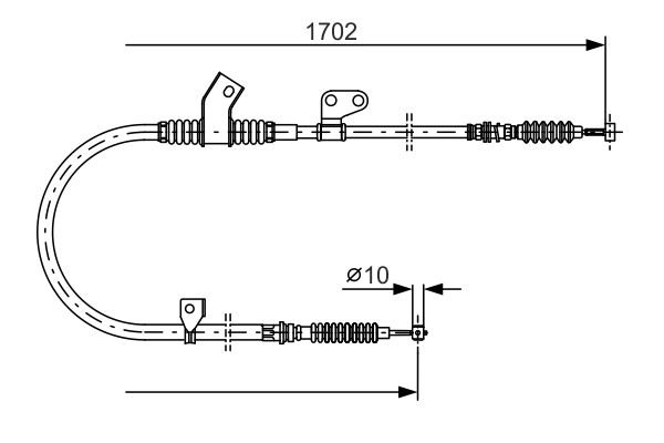 Bosch Handremkabel 1 987 477 747