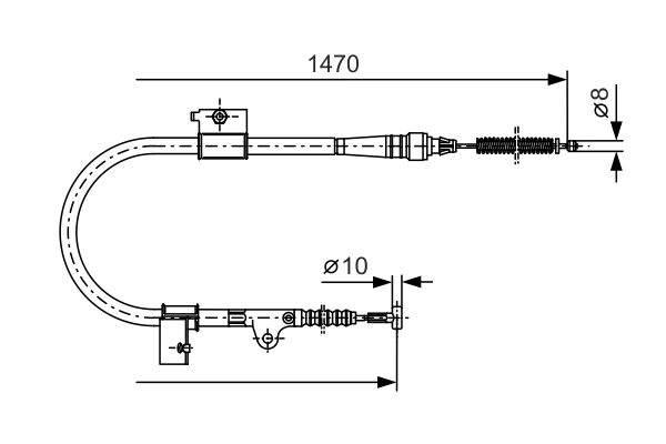 Bosch Handremkabel 1 987 477 757