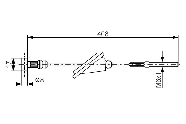 Bosch Handremkabel 1 987 477 794