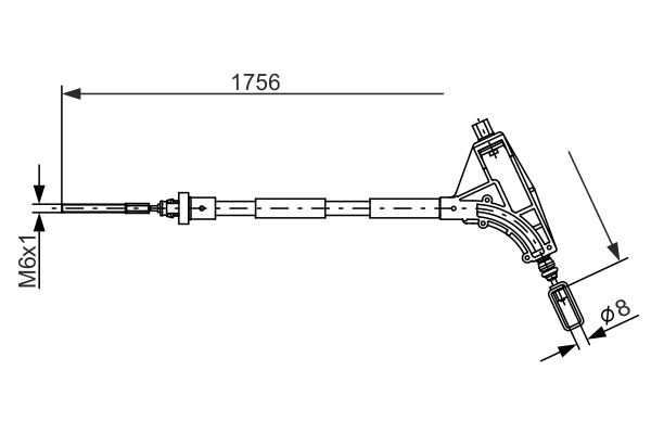 Bosch Handremkabel 1 987 477 870