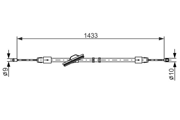 Bosch Handremkabel 1 987 477 898