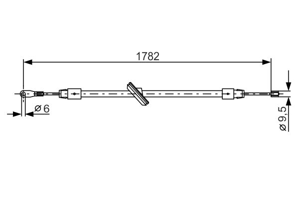 Bosch Handremkabel 1 987 477 902