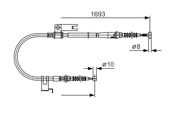 Bosch Handremkabel 1 987 477 917