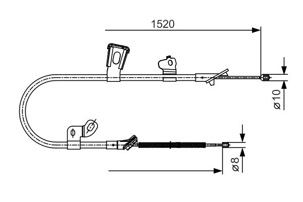 Bosch Handremkabel 1 987 477 918