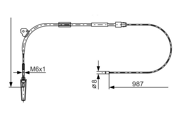 Bosch Handremkabel 1 987 477 960