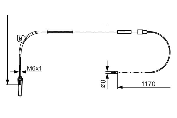 Bosch Handremkabel 1 987 477 961