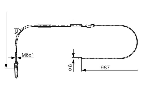 Bosch Handremkabel 1 987 477 962