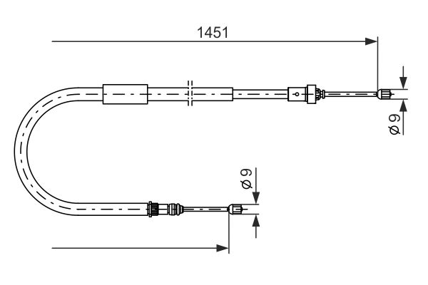 Bosch Handremkabel 1 987 477 963