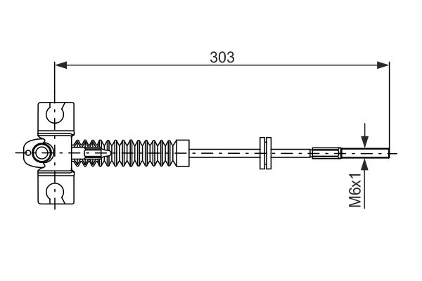 Bosch Handremkabel 1 987 477 982