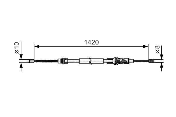 Bosch Handremkabel 1 987 482 013