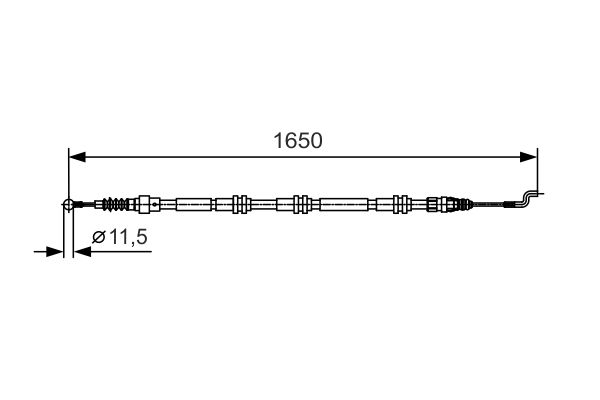 Bosch Handremkabel 1 987 482 016