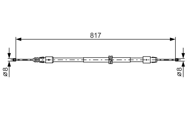 Bosch Handremkabel 1 987 482 024