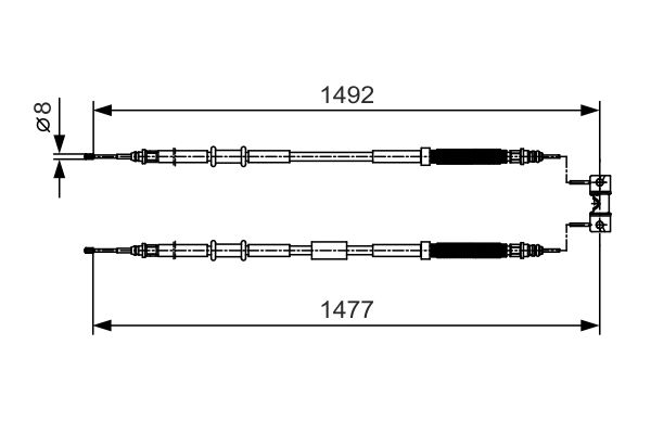 Bosch Handremkabel 1 987 482 038