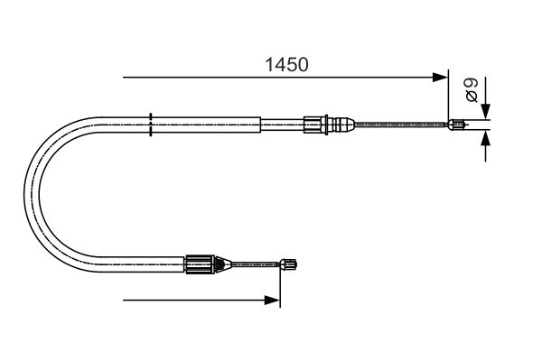 Bosch Handremkabel 1 987 482 040