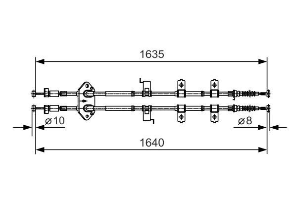 Bosch Handremkabel 1 987 482 054