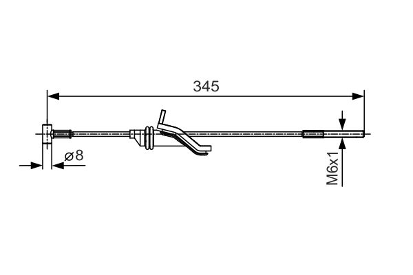 Bosch Handremkabel 1 987 482 059