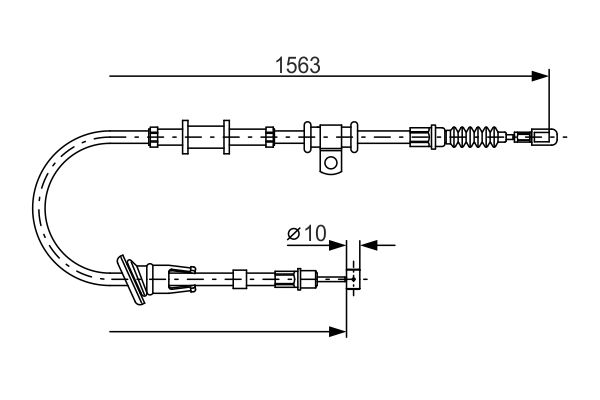 Bosch Handremkabel 1 987 482 064