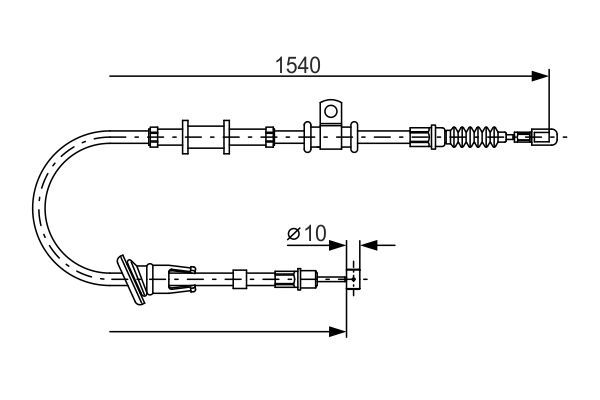 Bosch Handremkabel 1 987 482 065